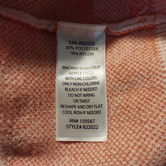 Altar'd State Retro Boho Crop Orange Floral Sweater Vest Good Cond - L Juniors - Picture 6 of 6